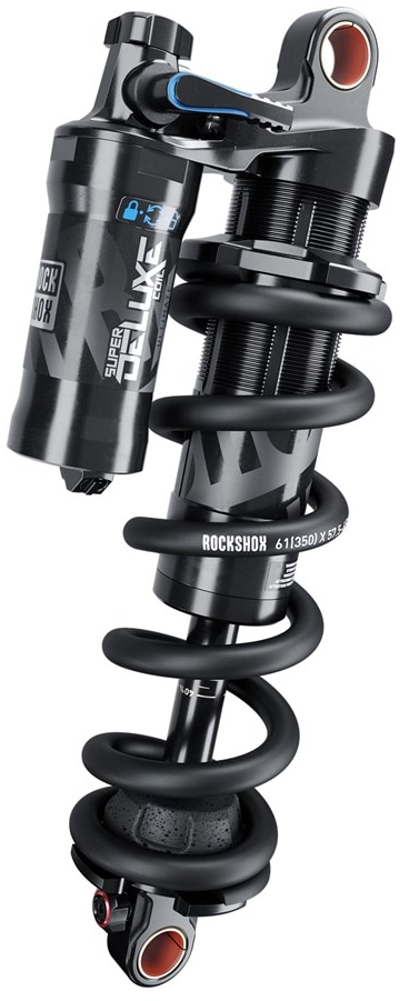 RockShox  Super Deluxe Ultimate Coil RCT Standard Trunnion Rear Shock 185X52.5 BLACK