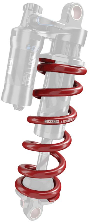 RockShox  Spring, Metric Coil, Red , Length 151mm, Spring Travel (57.5 - 65mm) 650LB RED