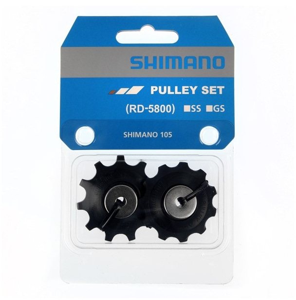 Shimano  105 RD-5800 Tension and Guide Pulley Set for SS-type ONE SIZE Black / Silver