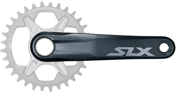 Shimano  SLX FC-M7100 Crank Set Without Ring 12-speed 52mm Chainline SINGLE 175 MM Black