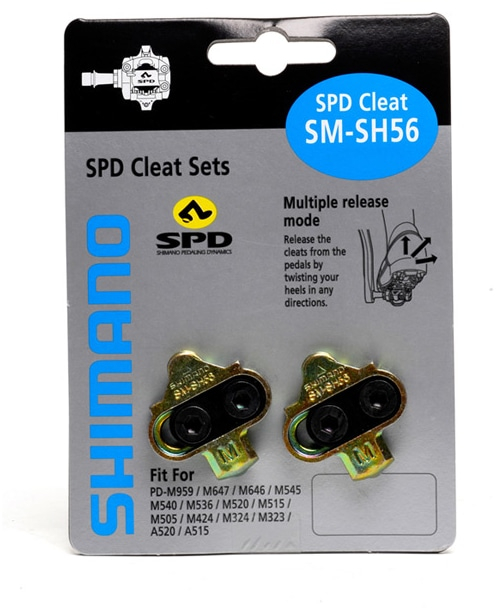 Shimano SH56 MTB SPD Cleats Multi-Release  Black