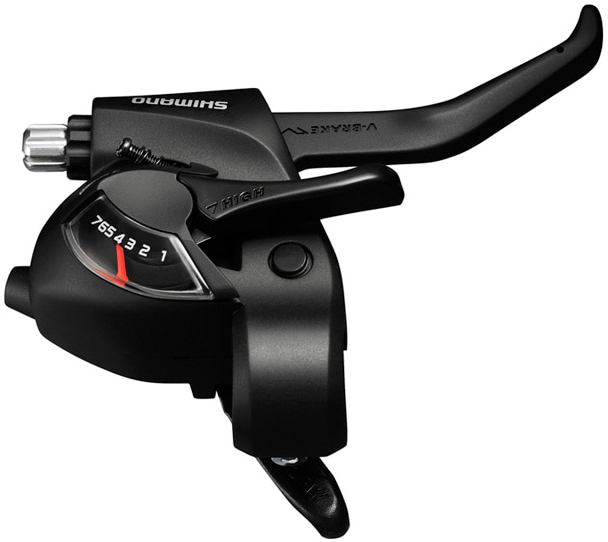 Shimano  ST-EF41 EZ Fire Plus STI Set for V-brakes 7-SPEED PAIR Black