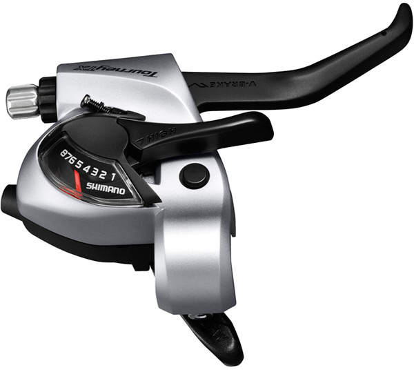 Shimano  ST-TX800 Tourney TX STI Gear and Brake Lever 8-SPEED RIGHT Silver