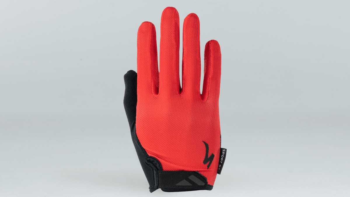 Specialized  Body Geometry Sport Gel Long Finger Gloves XXL Red