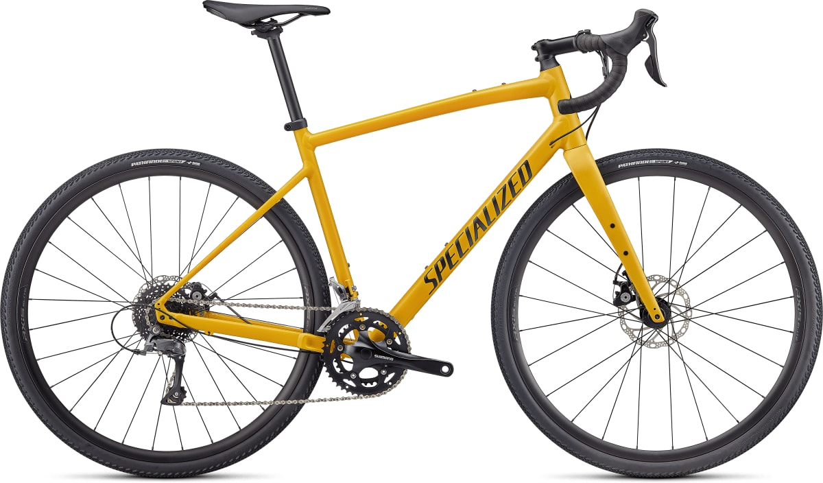 Specialized 2022  Diverge E5 Gravel Bike 54 Satin Brassy Yellow/Black/Chrome/Clean