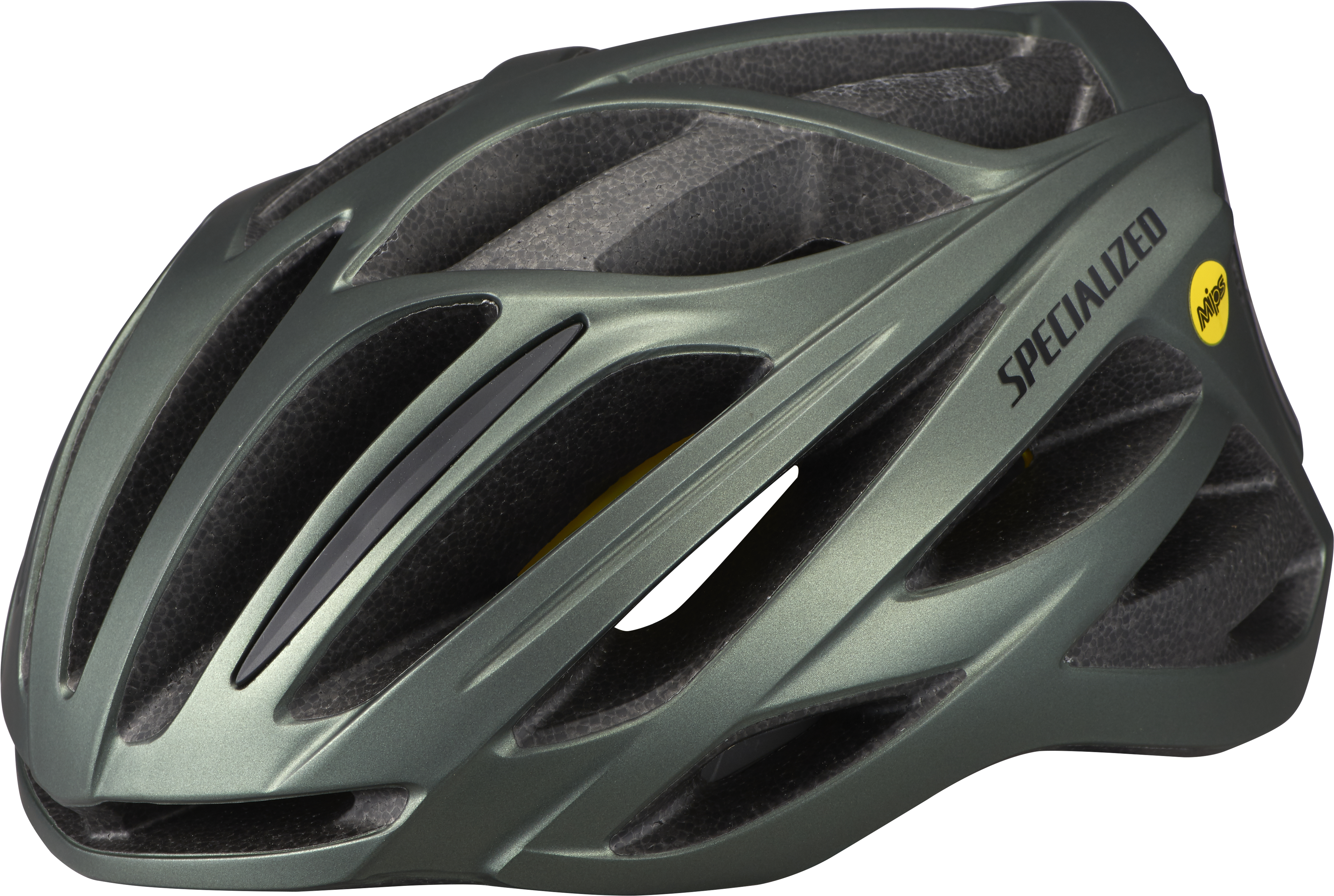 Cycles UK Specialized  Echelon II MIPS Road Cycling Helmet S Oak Green Metallic/Black Reflective