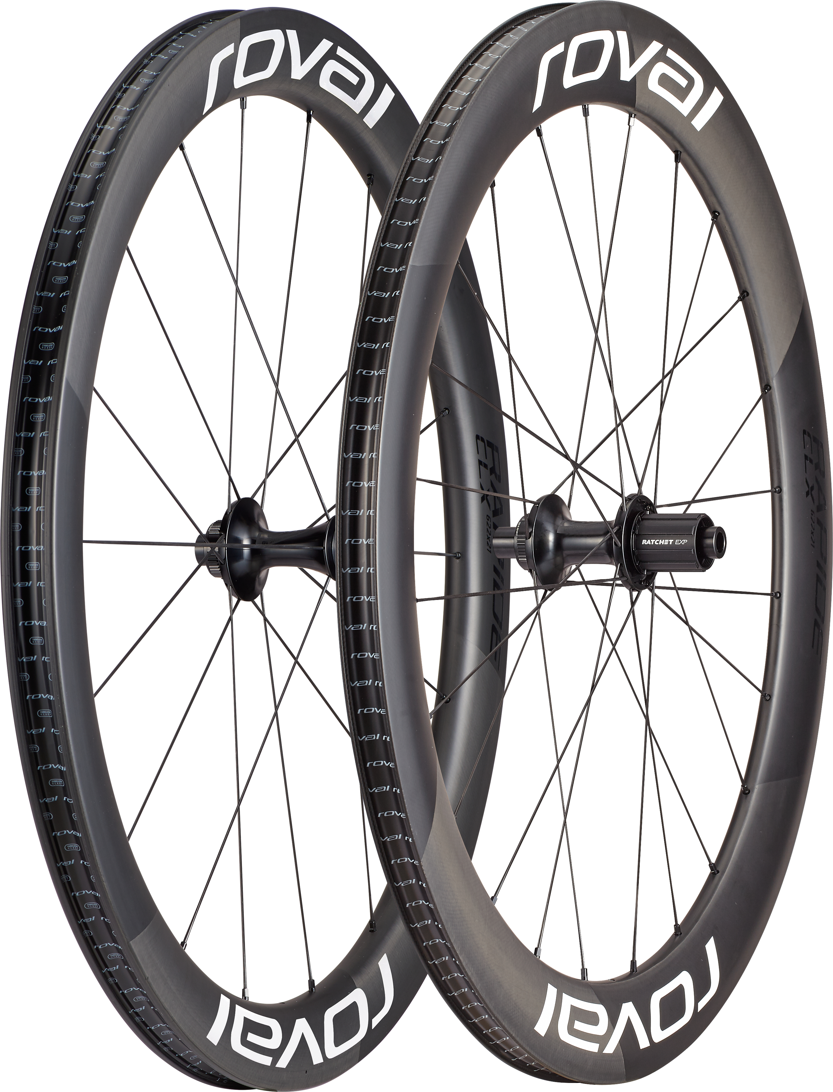 Cycles UK Specialized  Roval Rapide CLX II Wheelset 700C Rear Satin Carbon/Gloss White
