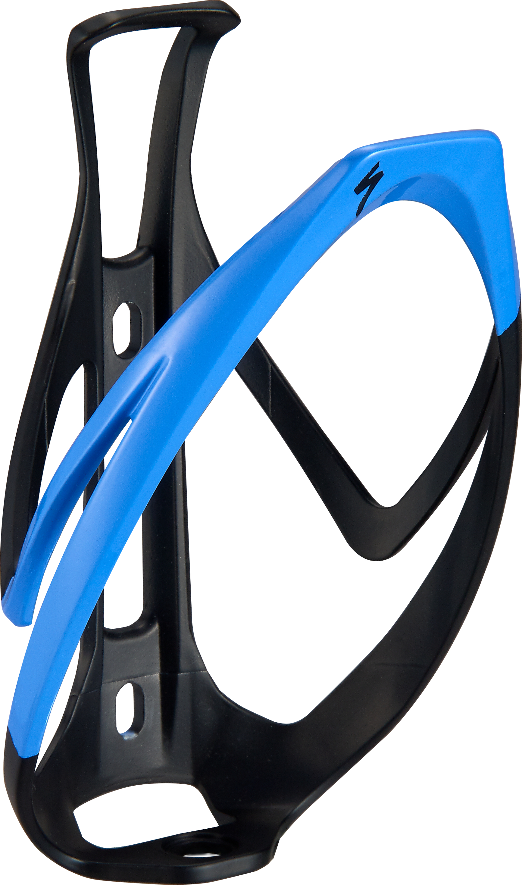 Specialized  Rib Cage II Bottle Cage  Matte Black/Sky Blue