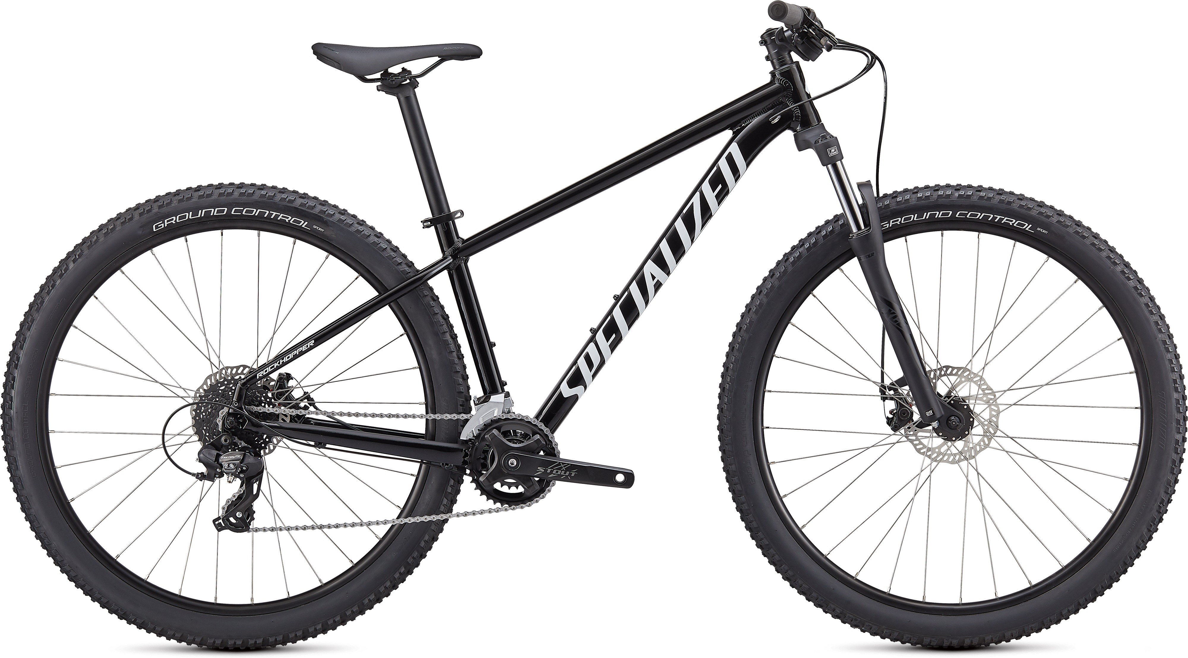 Specialized 2022  Rockhopper 27.5 Mountain Bike XS GLOSS TARMAC BLACK / WHITE