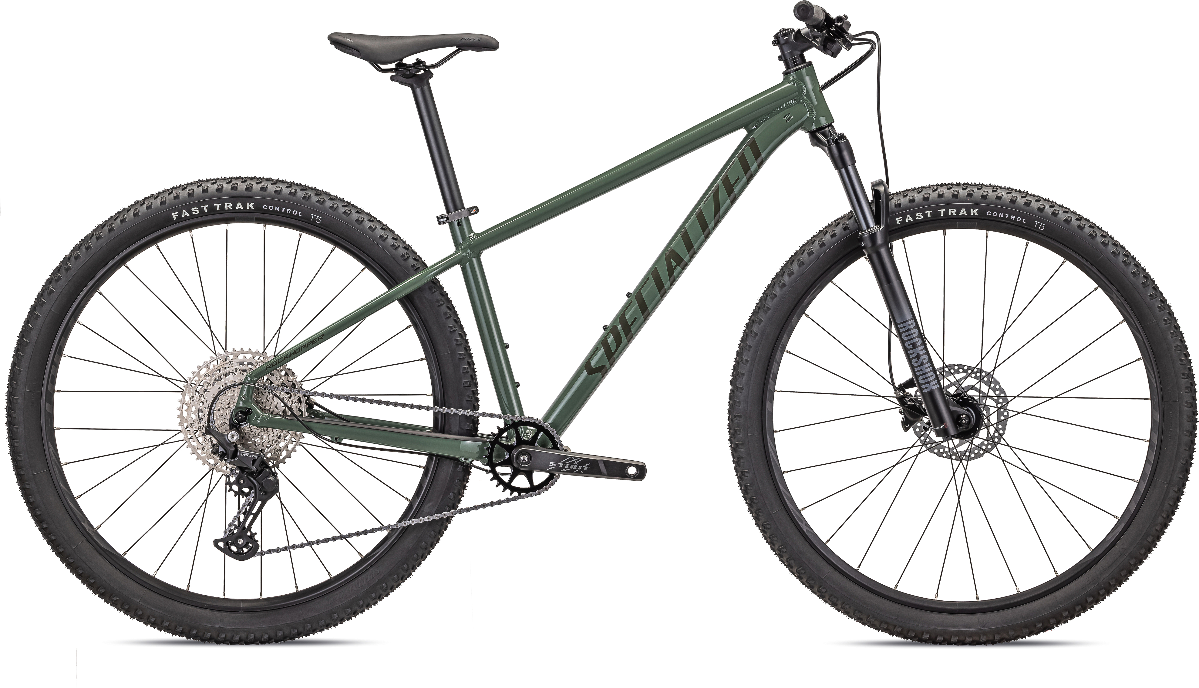 Specialized 2022  Rockhopper Elite 27.5 Hardtail Mountain Bike S GLOSS SAGE GREEN / OAK GREEN