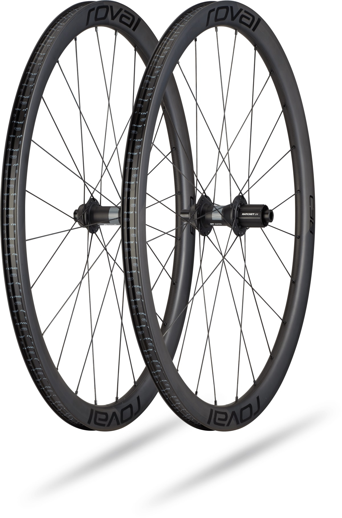Cycles UK Specialized  Roval Rapide C38 Wheelset 700C Satin Carbon/Black