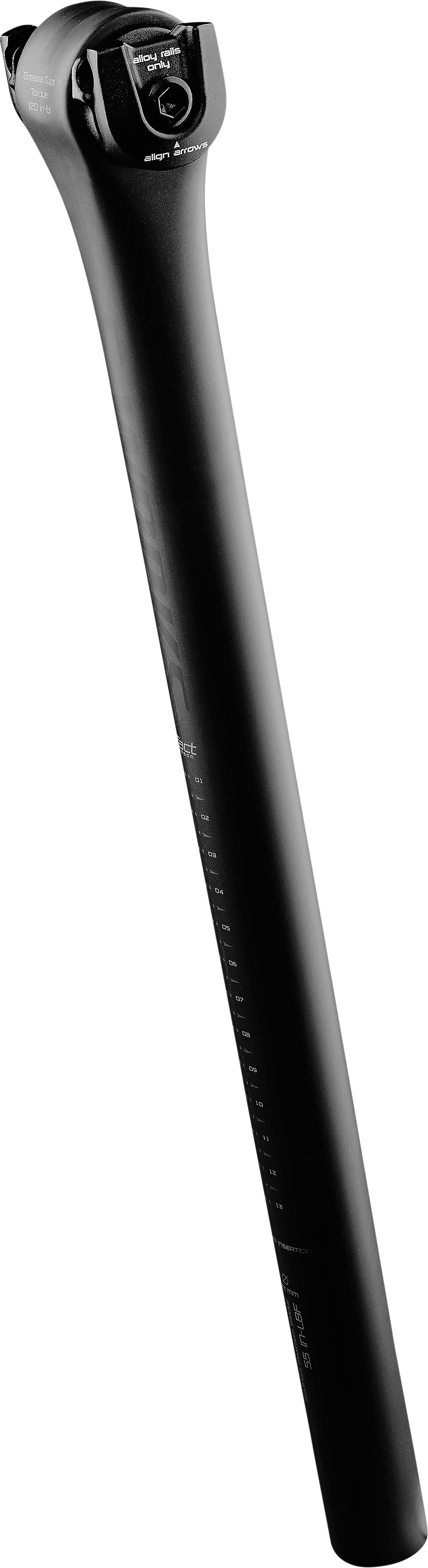Specialized  S-Works Carbon Seatpost 27.2 X 400, ZERO OFFSET Black/Charcoal