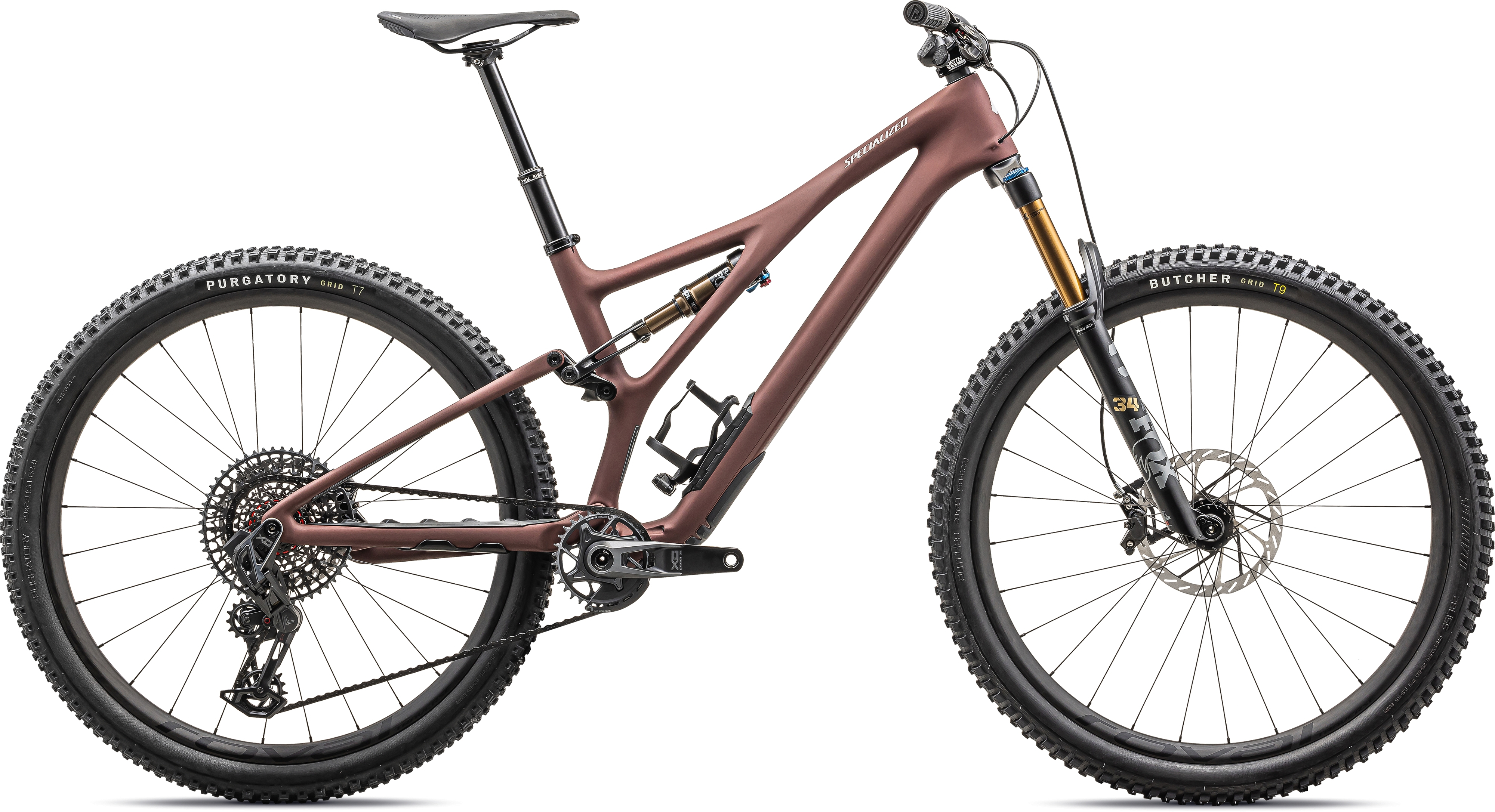 Specialized Stumpjumper Pro T-type Carbon 29er Mountain Bike  2023 S2 - Satin Rusted Red/Dove Grey