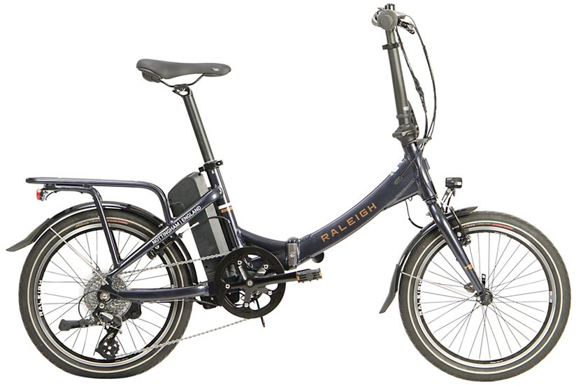 Raleigh  Stow-E-Way Electric Folding Bike MD Dark Blue