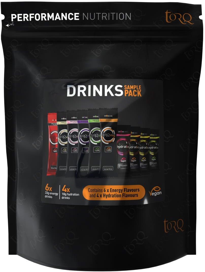 TORQ  Sample Pouch Pack 10 Energy and Hydration Drinks NO SIZE NO COLOUR