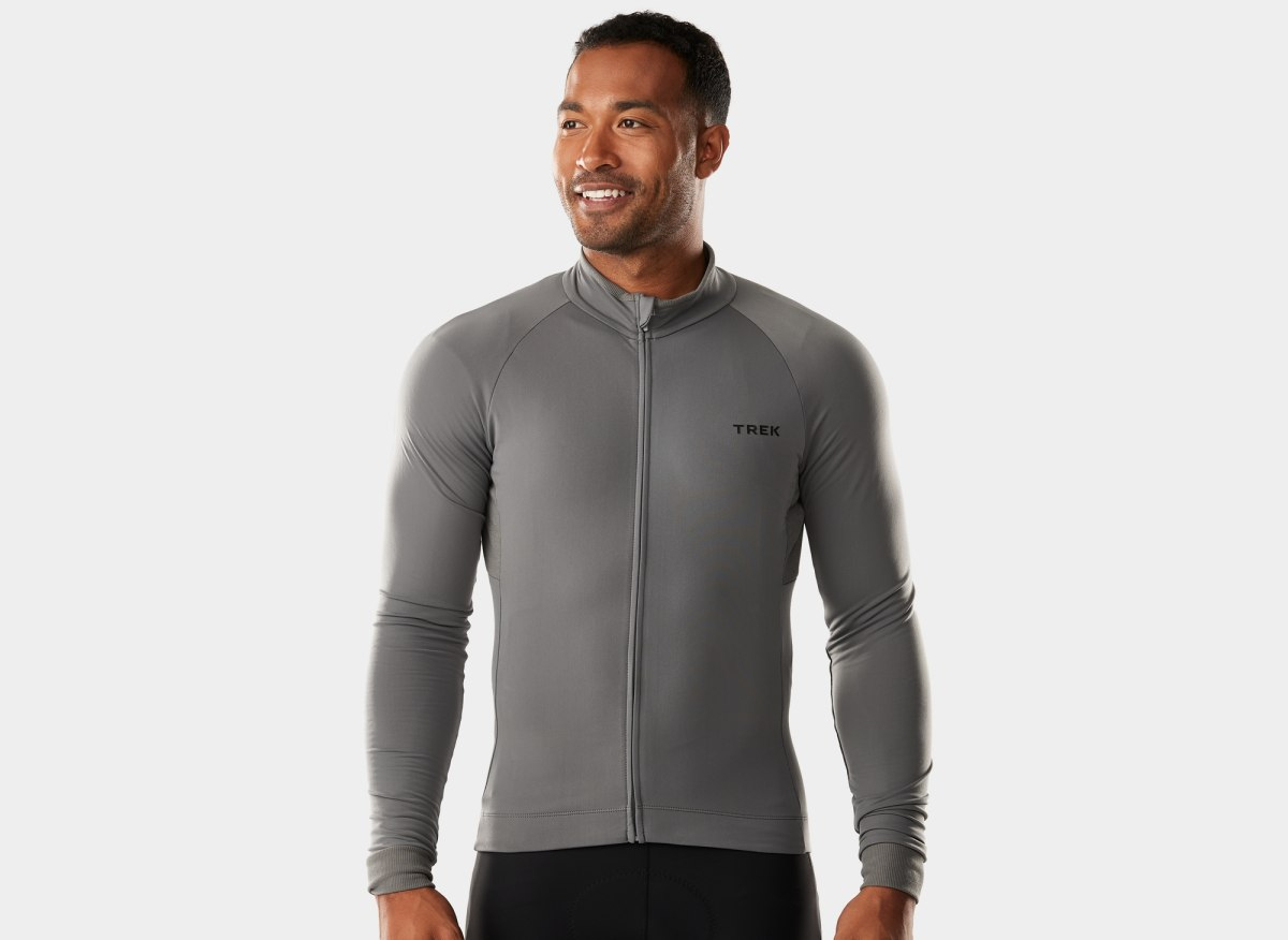Trek  Circuit Thermal Long Sleeve Cycling Jersey S CHARCOAL