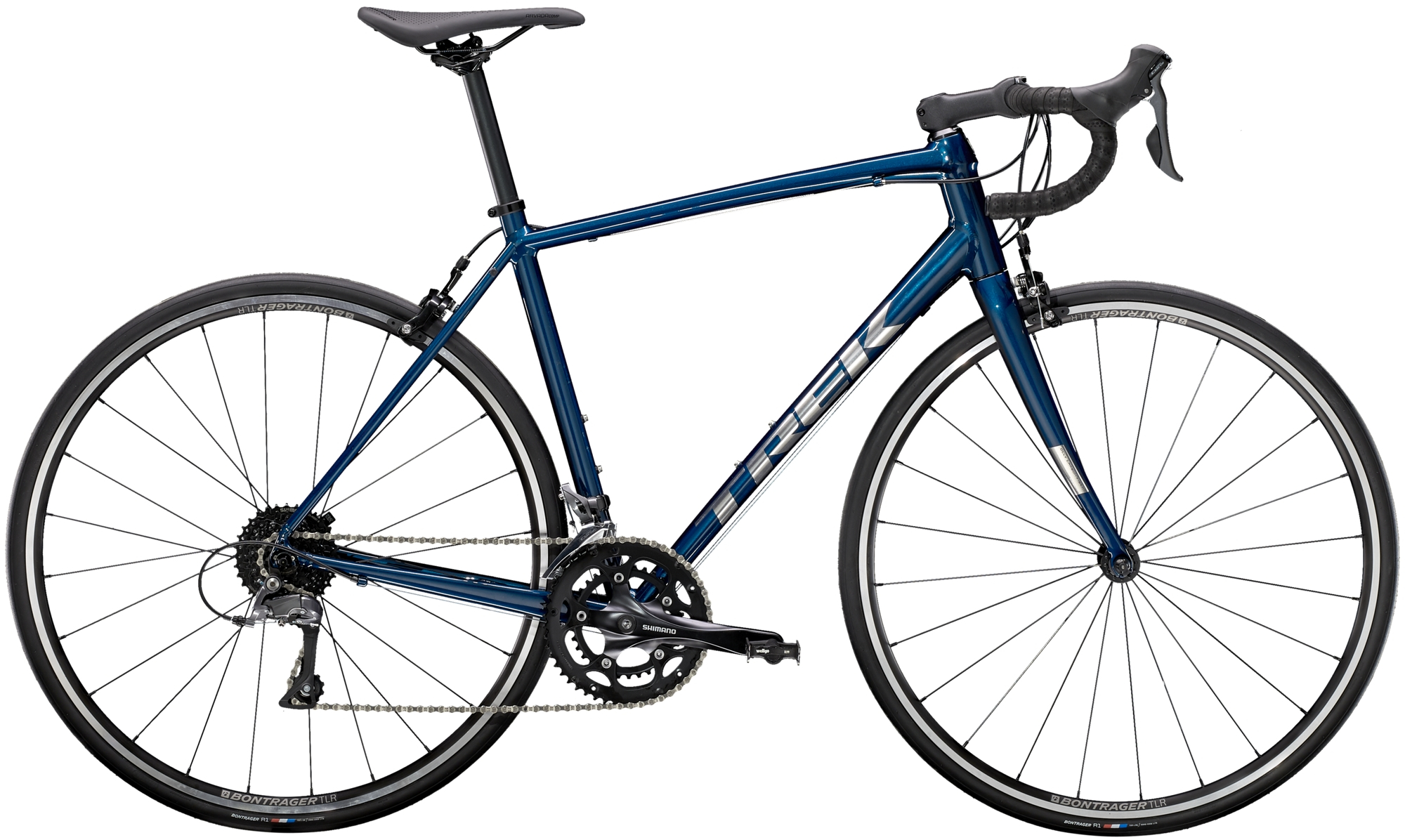 Trek 2023  Domane AL 2 Road Bike 60 GLOSS MULSANNE BLUE/MATTE TREK BLACK