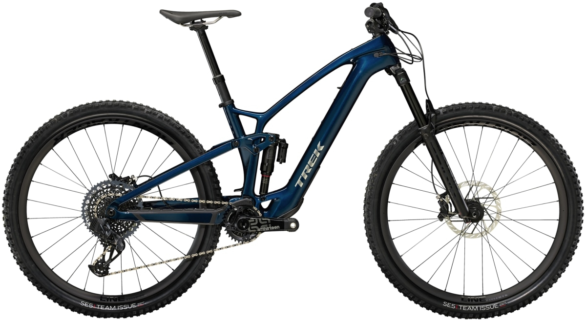 Trek 2023  Fuel EXe 9.8 GX AXS Electric Mountain Bike M - 29 WHEEL MULSANNE BLUE