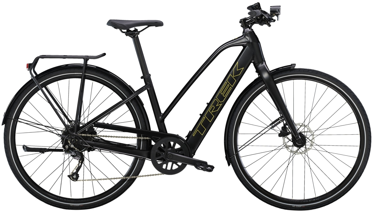 Trek 2023  FX+ 2 Stagger Hybrid Electric Bike XL - 28 WHEEL SATIN TREK BLACK