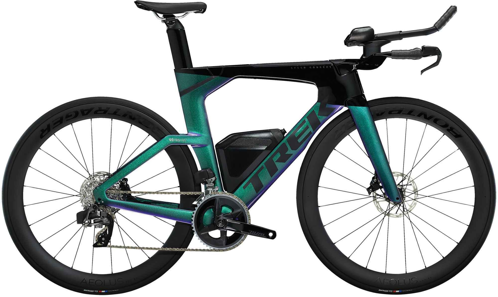 Trek 2023  Speed Concept SLR 6 eTap Triathlon Bike M EMERALD IRIS/TREK BLACK