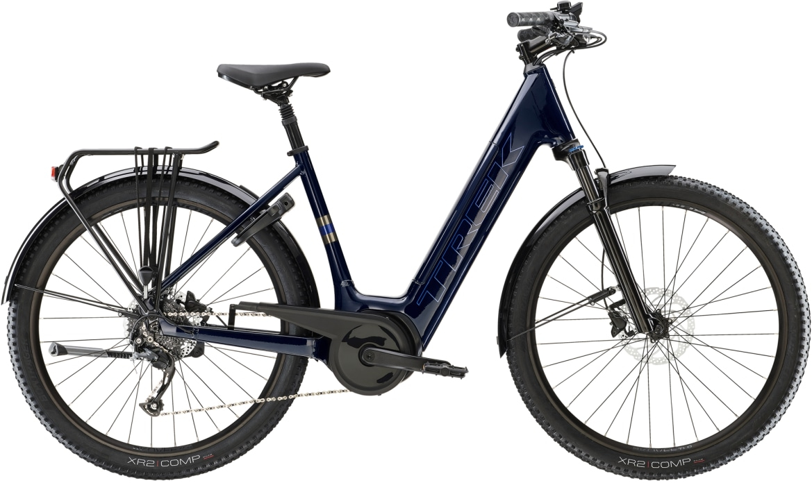 Trek 2023  Verve+ 4 Lowstep 545Wh Hybrid Electric Bike M - 27.5 WHEEL DEEP DARK BLUE