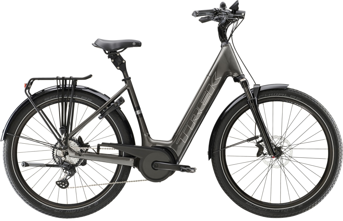 Trek 2023  Verve+ 5 Lowstep 545Wh Hybrid Electric Bike M - 27.5 WHEEL MERCURY