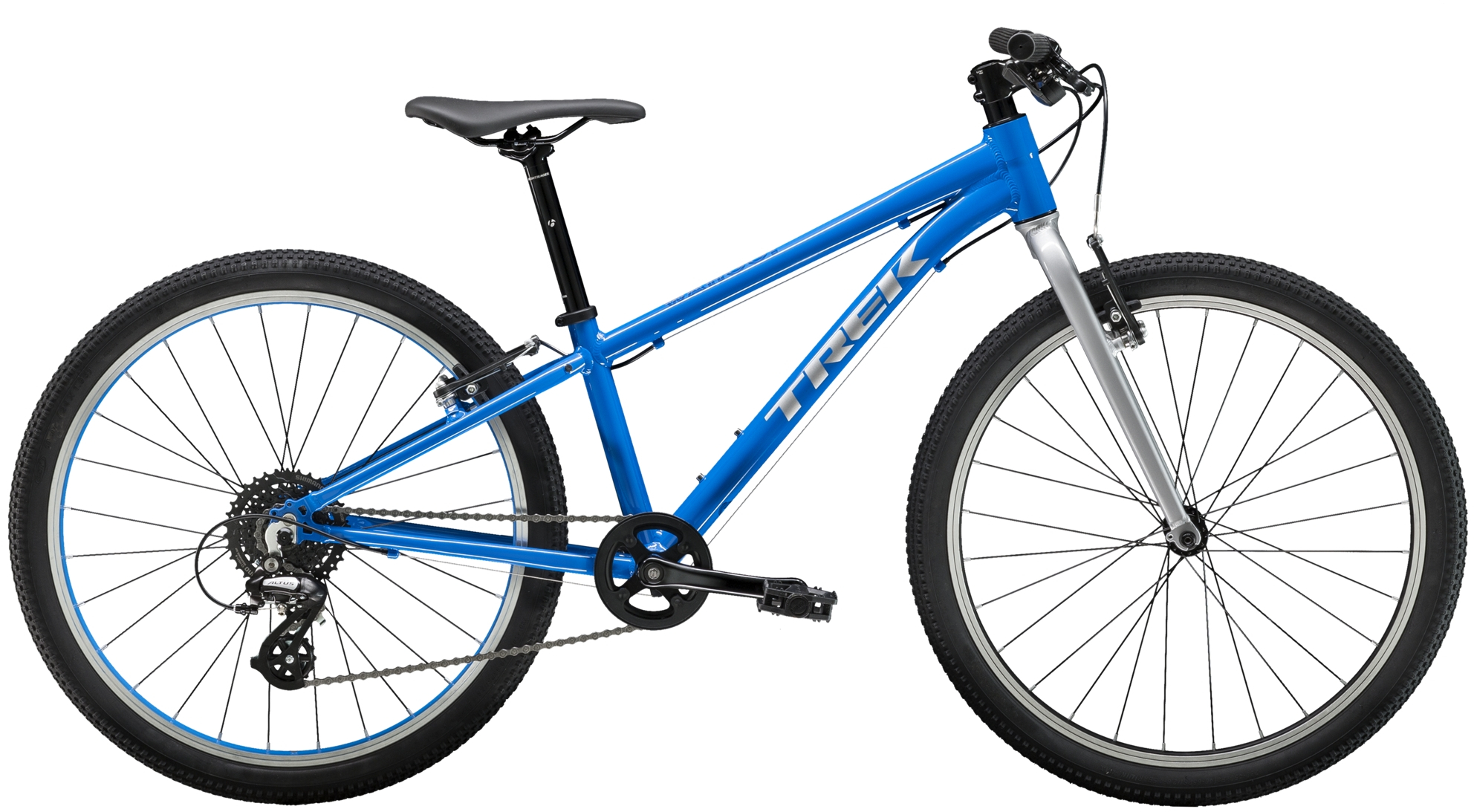Trek 2022  Wahoo 24 inch Wheel Kids Bike 24 WATERLOO BLUE/QUICKSILVER