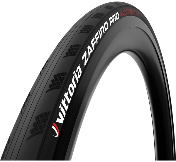 Vittoria  Zaffiro Pro V Folding Full Black G2.0 Clincher Road Tyre 700 X 25C FOLDABLE Black