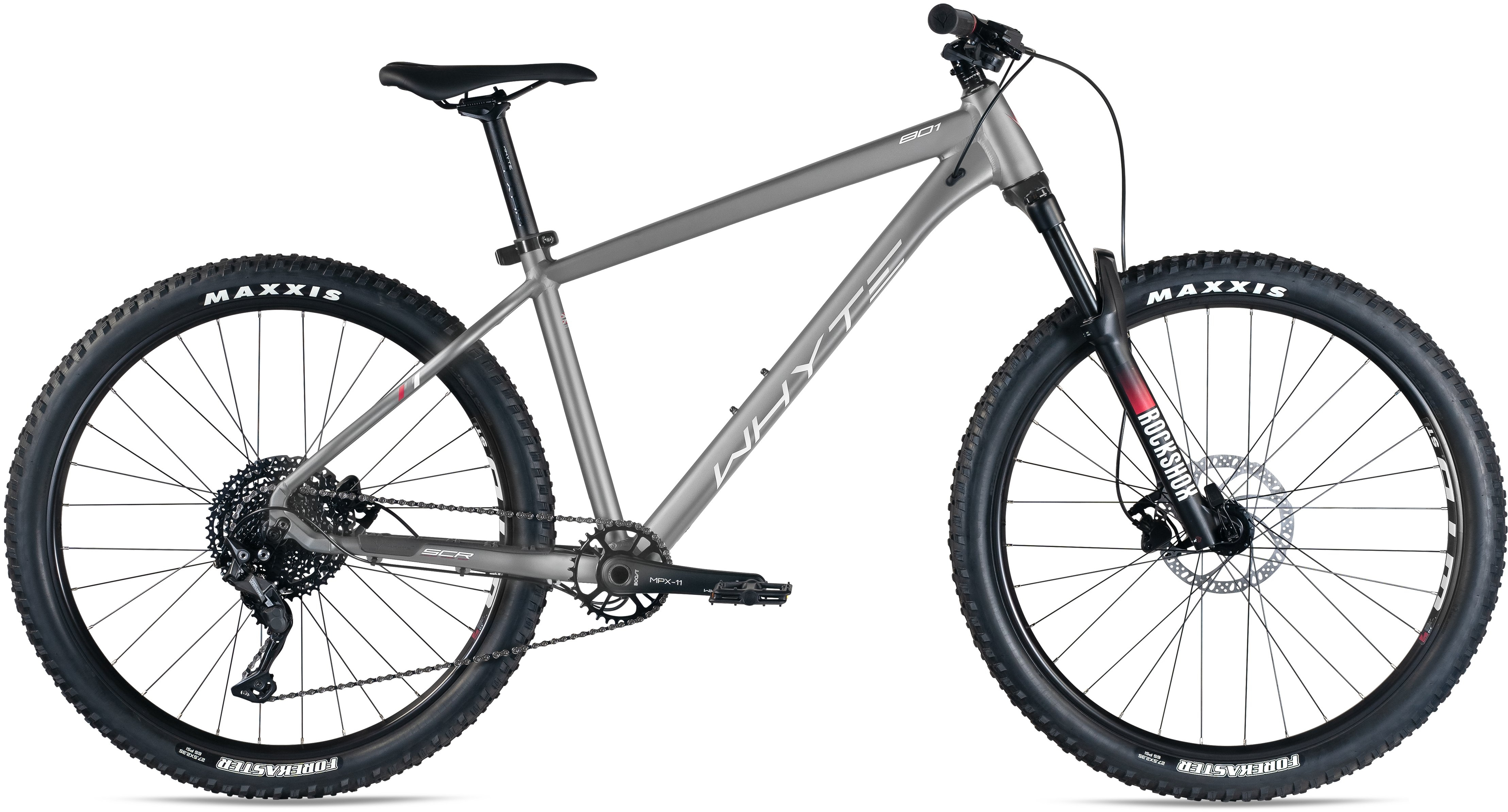 Whyte 2022  801 V4 Hardtail Mountain Bike in Matt Granite EXTRA LARGE Matt Granite